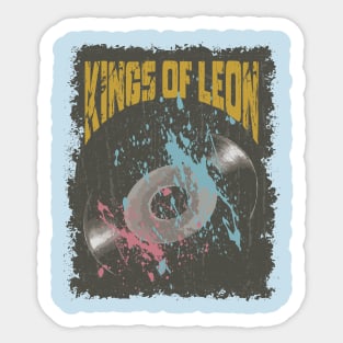 Kings of Leon Vintage Vynil Sticker